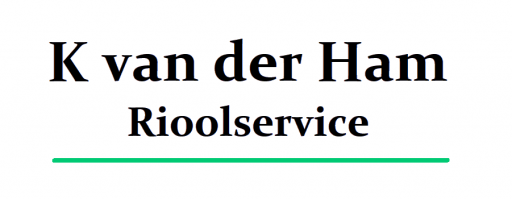 Logo van K. van der Ham riool service reparatie en verstoppingen